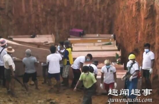 缅甸矿难遇难者集体下葬巨大墓穴 家属扶棺痛哭不能自已到底是什么情况?