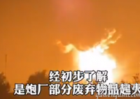 7月8日晚,四川一工厂发生爆炸,伴随着巨响声现场蹿出熊熊火光,腾起巨大蘑菇云