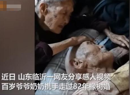 98岁爷爷抽血100岁奶奶帮捂眼睛 到底是什么情况?