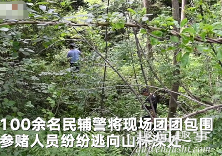 震惊!无人机拍下42名男男女女聚集在荒山野岭 民警翻山挨个逮人