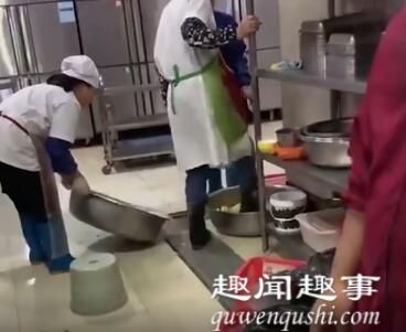 武汉一高校食堂备菜全程被拍下 现场画面曝光令人反胃(视频)