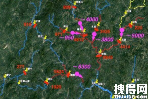 南方四省现特大暴雨 或将北抬 西段雨带将继续袭击广东广西多地